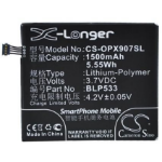 CoreParts MOBX-BAT-OPX907SL mobiele telefoon onderdeel Batterij/Accu Zwart