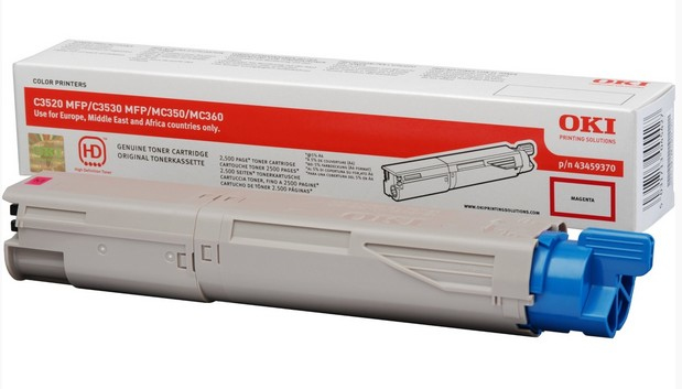OKI 43459370 Toner-kit magenta, 2.5K pages/5% for OKI C 3520 MFP/3530 MFP