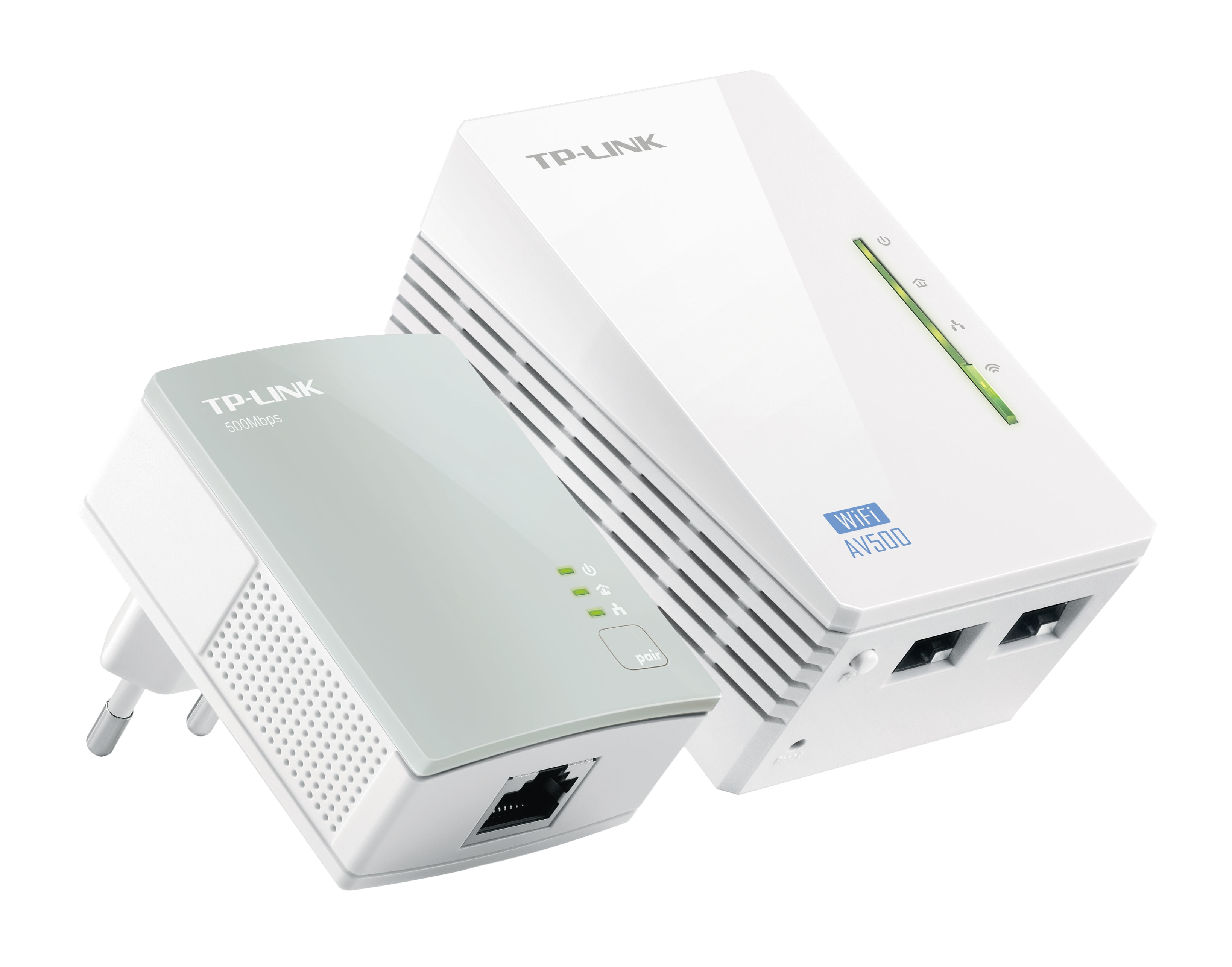 Image of TP-Link TL-WPA4220 KIT PowerLine network adapter 300 Mbit/s...