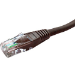 Cablenet 1m Cat5e RJ45 Brown U/UTP PVC 24AWG Flush Moulded Booted Patch Lead