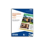 Epson Presentation Paper Matte - 8.5" x 14" - 100 sheets printing paper