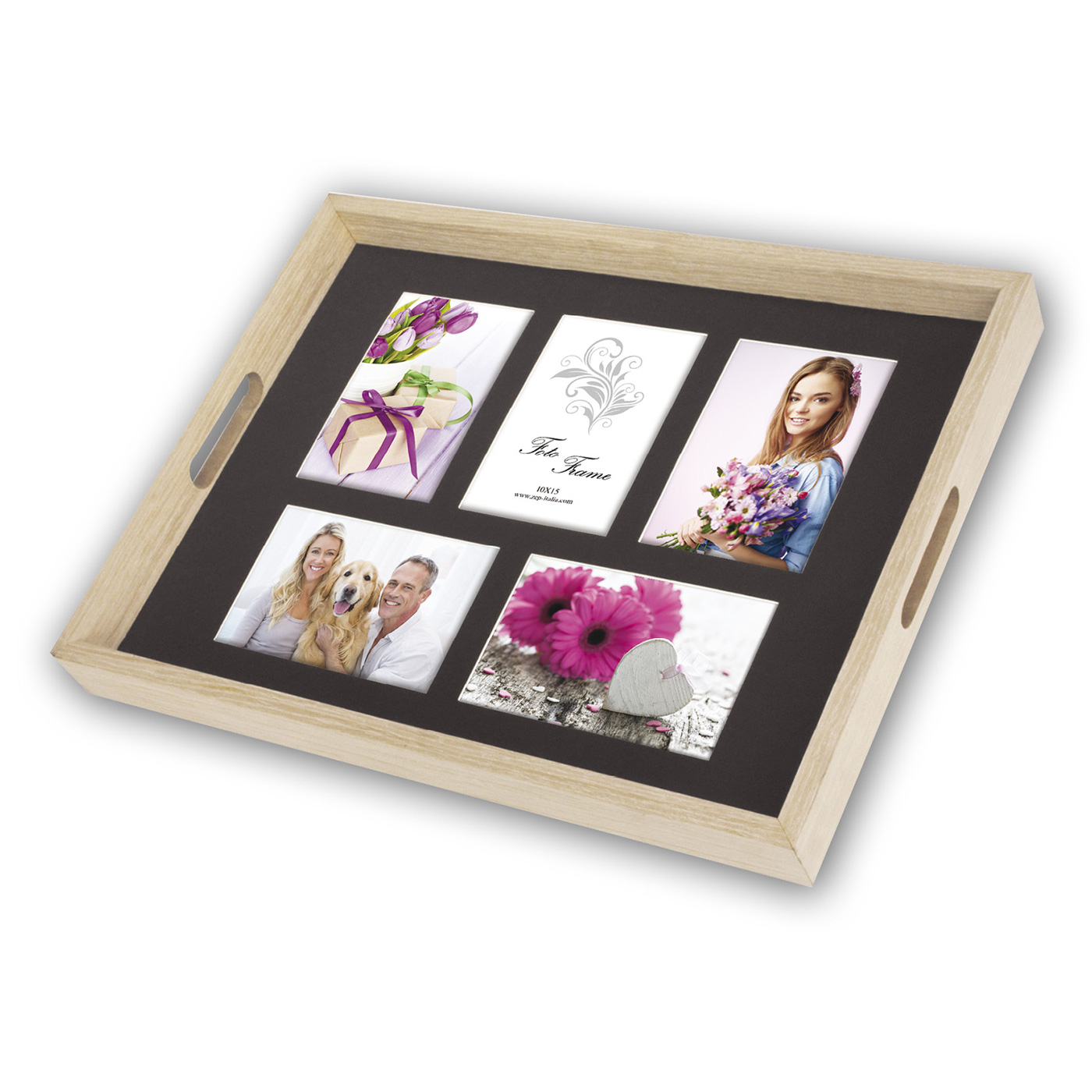 ZEP Natural - Wood - Natural - Multi picture frame - Wall - 10 x...