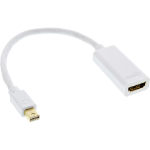 InLine Mini DisplayPort HDMI Adaptor with Audio, mini DisplayPort M / HDMI F