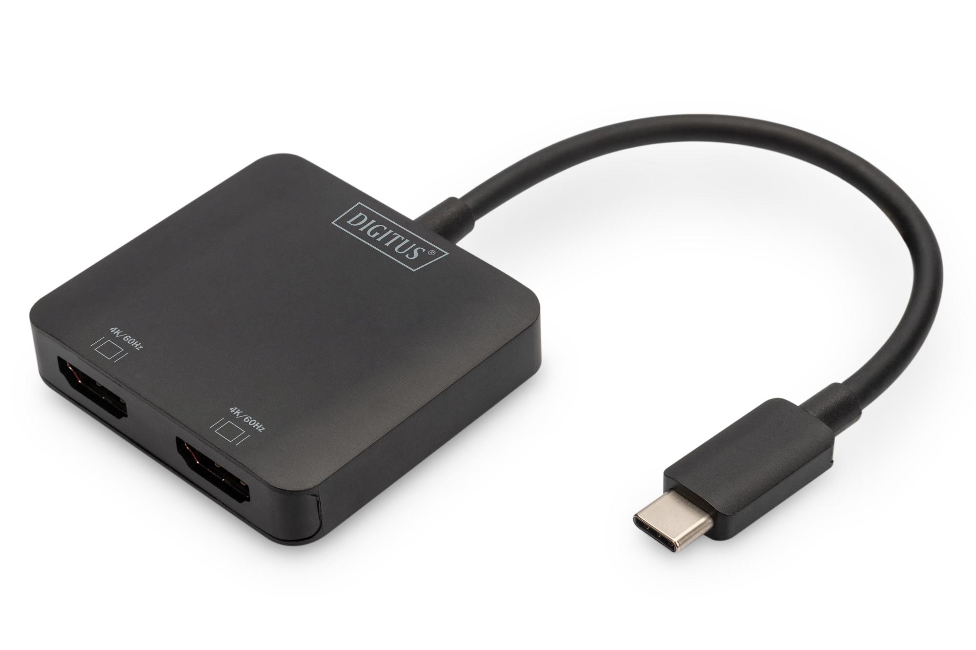 Photos - Card Reader / USB Hub Digitus 2-Port MST Video Hub  DS-45338 (USB-C™ -> 2x HDMI)