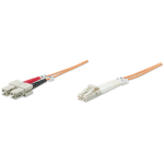 Intellinet 5.0m LC-SC M/M InfiniBand en Glasvezelkabel 5 m Oranje