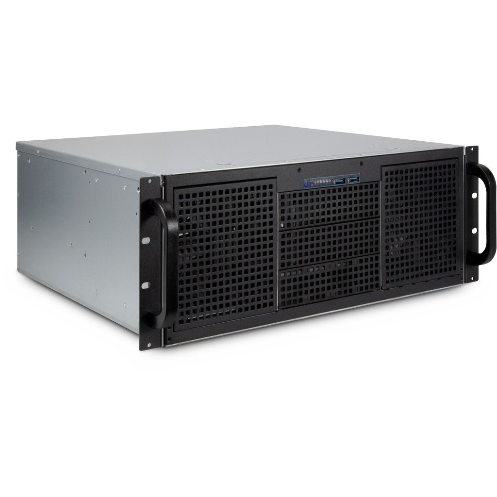 Image of Inter-Tech 4U 40240 Rack Black, Grey