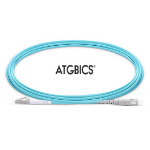 ATGBICS LC-SC OM4, Fibre Optic Cable, Multimode, Simplex, Aqua, 5m