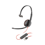 POLY Blackwire 3210 Monaural USB-A Headset