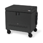 Bretford CUBE Toploader Portable device management cart Charcoal