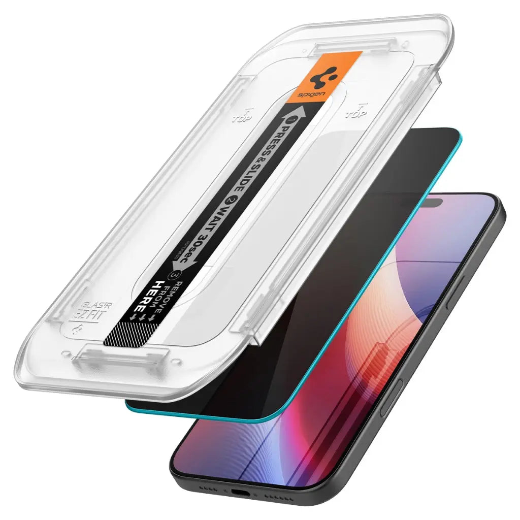 Spigen GLAS.tR Privacy HD iPhone 16 Pro Max Tempered Glass