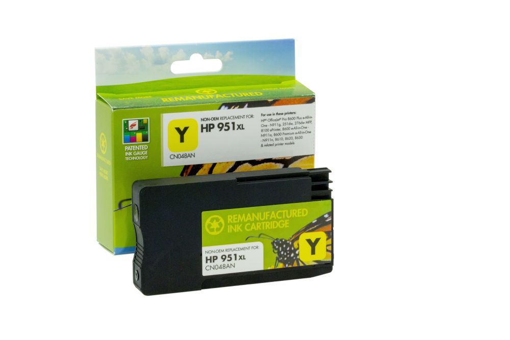 Refilled HP 951XL Yellow Ink Cartridge