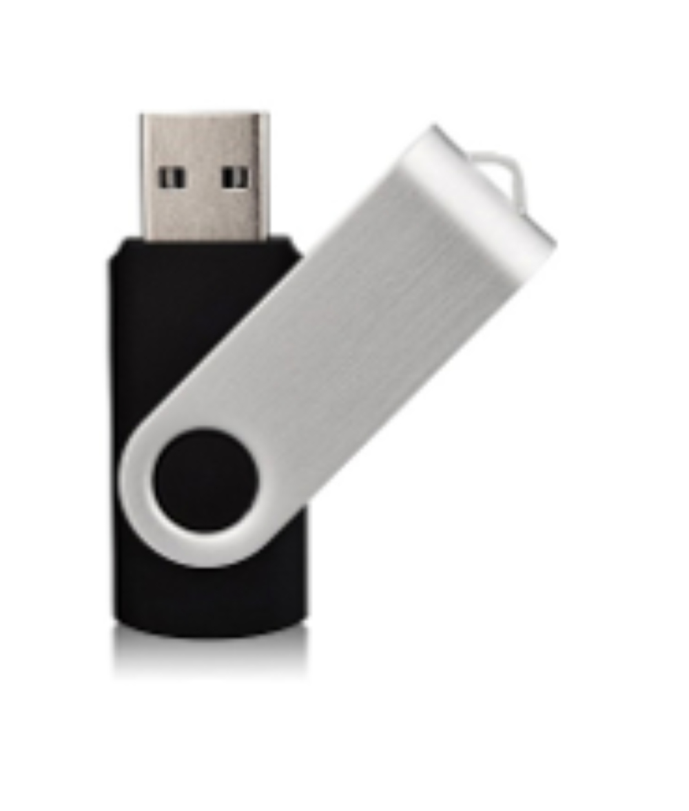 V1 128GB USB 2.0 Flash Drive - Black thumbnail