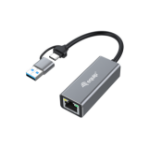 Equip USB-C to 2.5 Gigabit Ethernet Network (USB-C+A) Adapter