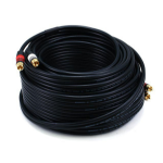 Monoprice 2 RCA/2 RCA, 22.86 m audio cable 900" (22.9 m) 2 x RCA Black