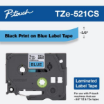 Brother TZE521CS label-making tape Black on blue TZe