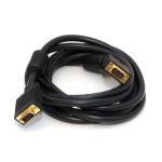 Monoprice 87 VGA cable 118.1" (3 m) VGA (D-Sub) Black