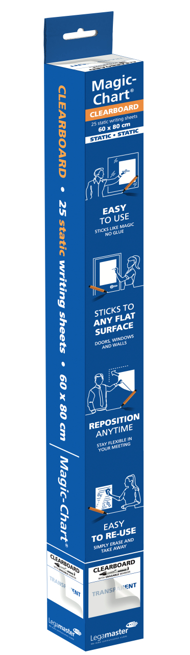 Legamaster Magic-Chart clearboard foil 60x80cm