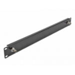 DeLOCK 19″ Panel with 2 x BNC jack 1U black