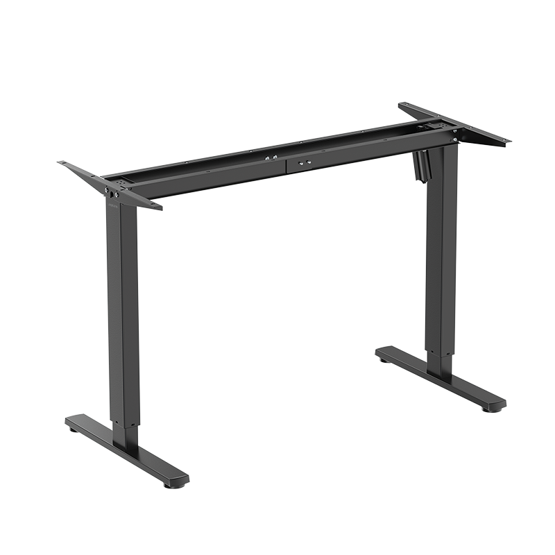 LogiLink Sit-stand desk frame, single motor, black