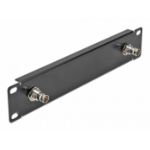 DeLOCK 10″ Panel with 2 x BNC jack 1U black