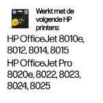 HP 912XL originele high-capacity gele inktcartridge