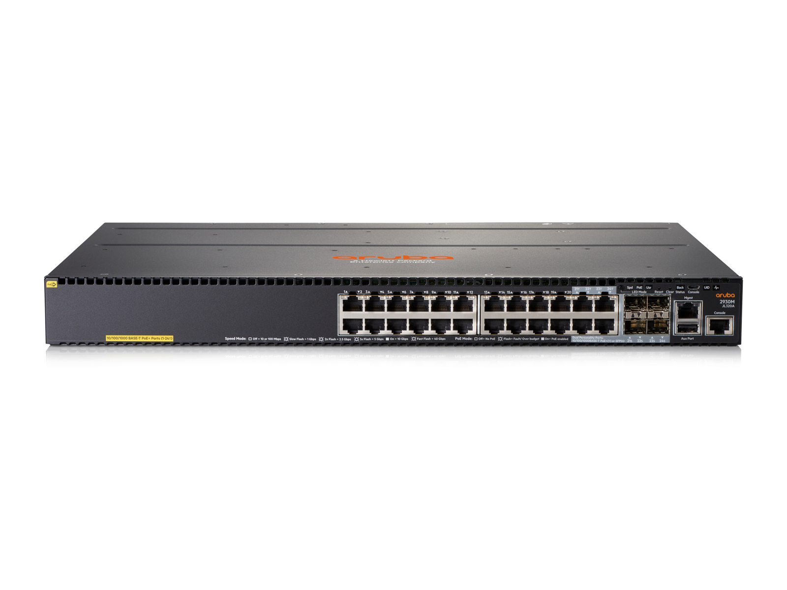Image of Aruba, a Hewlett Packard Enterprise company Aruba 2930M 24G PoE+...