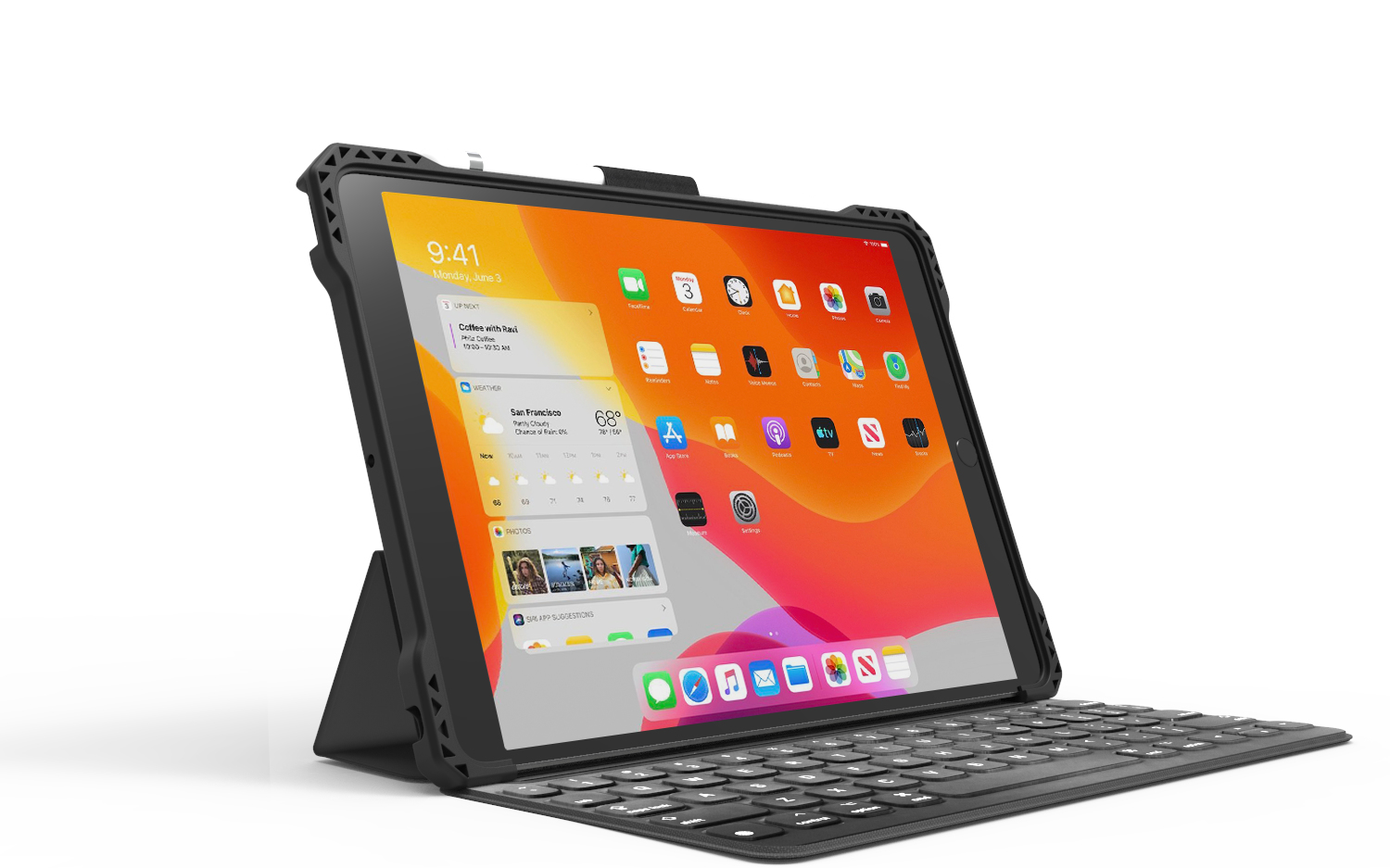 MAXCases Extreme Folio-K 25.9 cm (10.2") Black