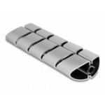 DeLOCK Mounting element for cable duct 75 x 45 mm 5 pieces silver