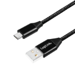 LogiLink CU0143 USB cable USB 2.0 0.3 m USB A Micro-USB B 0.48 Gbit/s Black