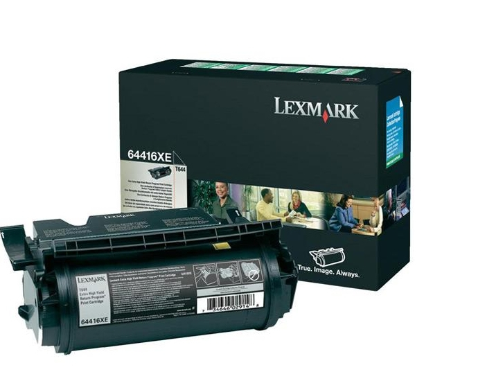 Lexmark 64416XE Toner cartridge black extra High-Capacity return progr