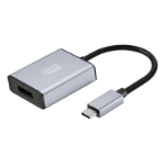Adesso USB-C TO DISPLAY PORT ADAPTER 5.91" (0.15 m) USB Type-C DisplayPort Aluminum