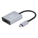 Adesso USB-C TO DISPLAY PORT ADAPTER 5.91" (0.15 m) USB Type-C DisplayPort Aluminum