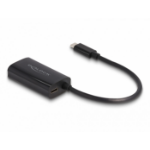 DeLOCK 61026 tussenstuk voor kabels USB C RJ45 Zwart