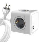 Microconnect MC-CUBE015USB power extension 1.5 m 4 AC outlet(s) Indoor White