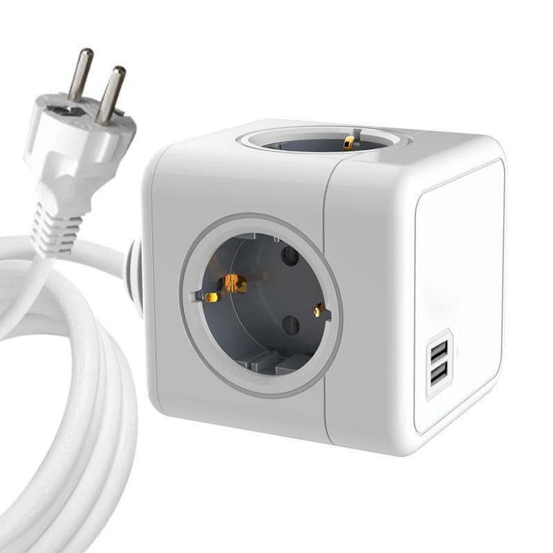 Image of Microconnect MC-CUBE015USB power extension 1.5 m 4 AC outlet(s)...