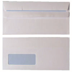 WHITEBOX ENVELOPE DL WINDOW WHITE SS PK1000