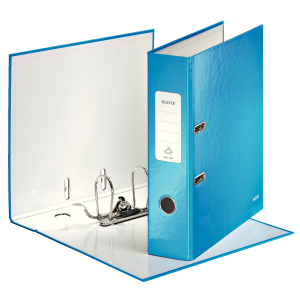 Image of Leitz 180° WOW ring binder A4 Blue