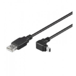 Techly ICOC-MUSB-AA-018ANG USB cable 1.8 m USB 2.0 USB A Mini-USB B Black