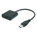 4XEM 4XUSBAHDMITAA USB graphics adapter 1920 x 1080 pixels Black
