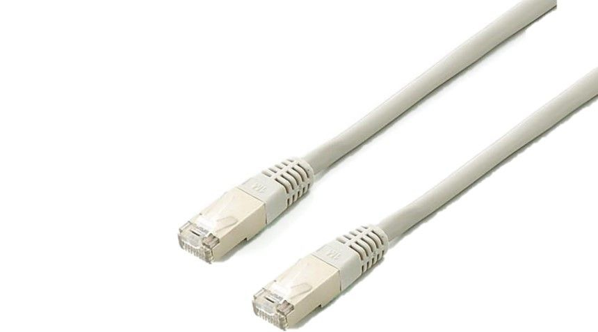 Photos - Cable (video, audio, USB) Equip Cat.6A Platinum S/FTP Patch Cable, 5.0m, Gray 605604 