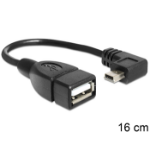 DeLOCK 83245 USB cable 0.16 m USB A Mini-USB B Black