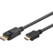 Microconnect DP-HDMI-10004K video cable adapter 10 m DisplayPort HDMI Type A (Standard) Black