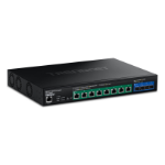 Trendnet TPE-7124SBF network switch Managed 10G Ethernet (100/1000/10000) Power over Ethernet (PoE) Black
