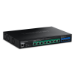 Trendnet TPE-7124SBF network switch Managed 10G Ethernet (100/1000/10000) Power over Ethernet (PoE) Black
