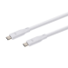 Monoprice 47201 USB cable USB4 Gen 2x2 70.9" (1.8 m) USB C White