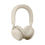 Jabra Evolve2 75 Headset Draadloos Hoofdband Kantoor/callcenter USB Type-C Bluetooth Oplaadhouder Beige