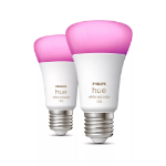 Philips Hue White and colour ambience A60 – E27 smart bulb – 1100 (2-pack)
