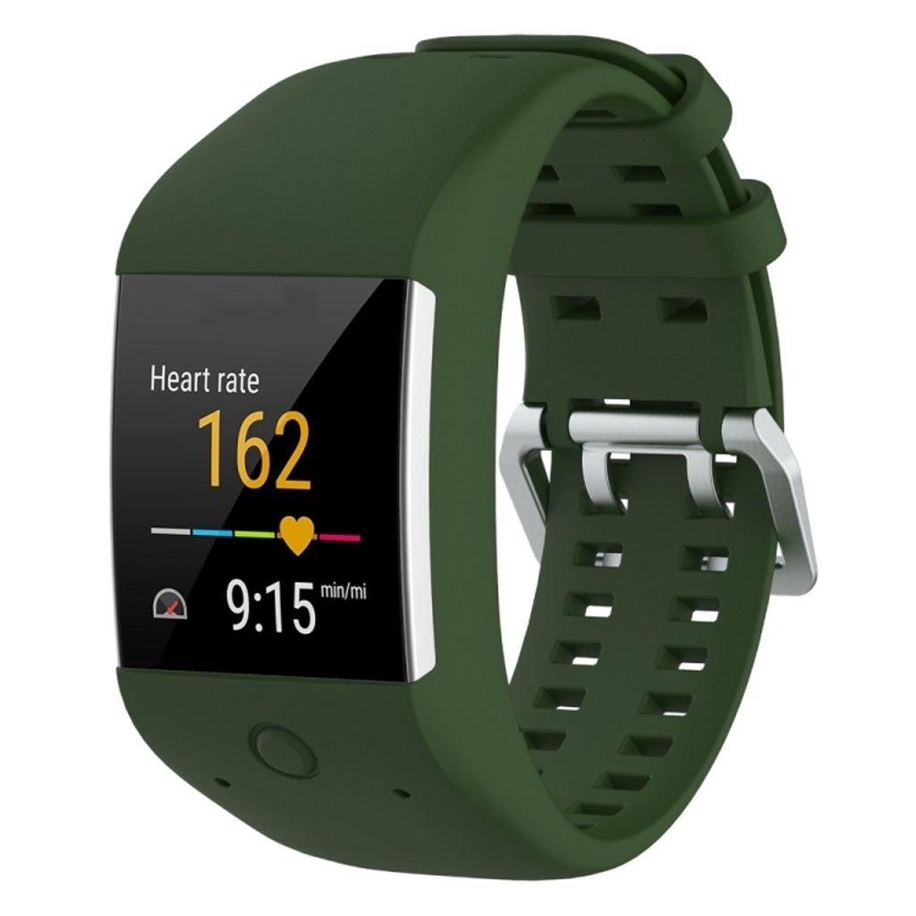 EU Product - M600 Silicone watch strap - Green thumbnail