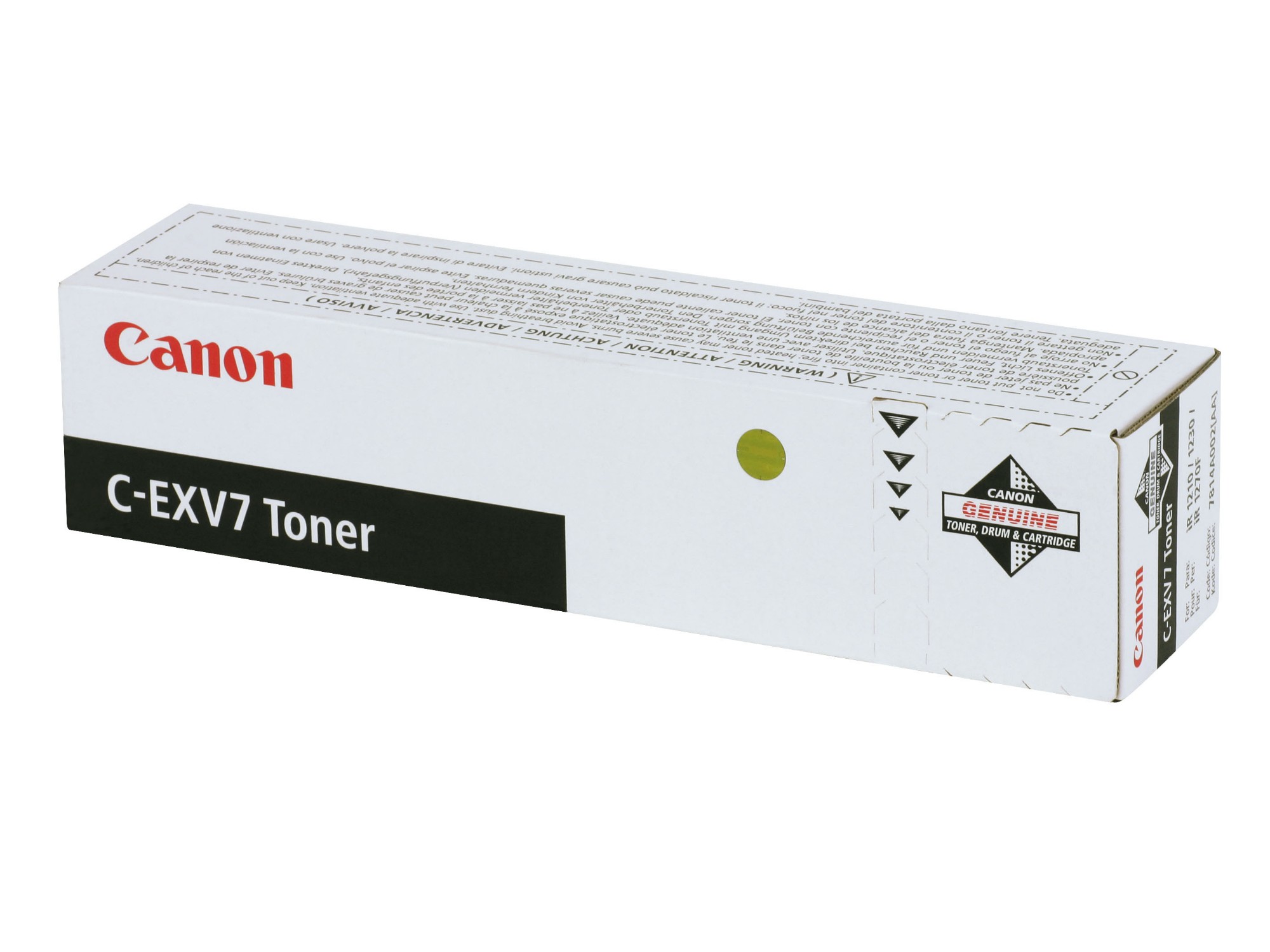 Canon 7814A002/C-EXV7 Toner black, 5.3K pages/6% 300 grams for Canon IR 1210