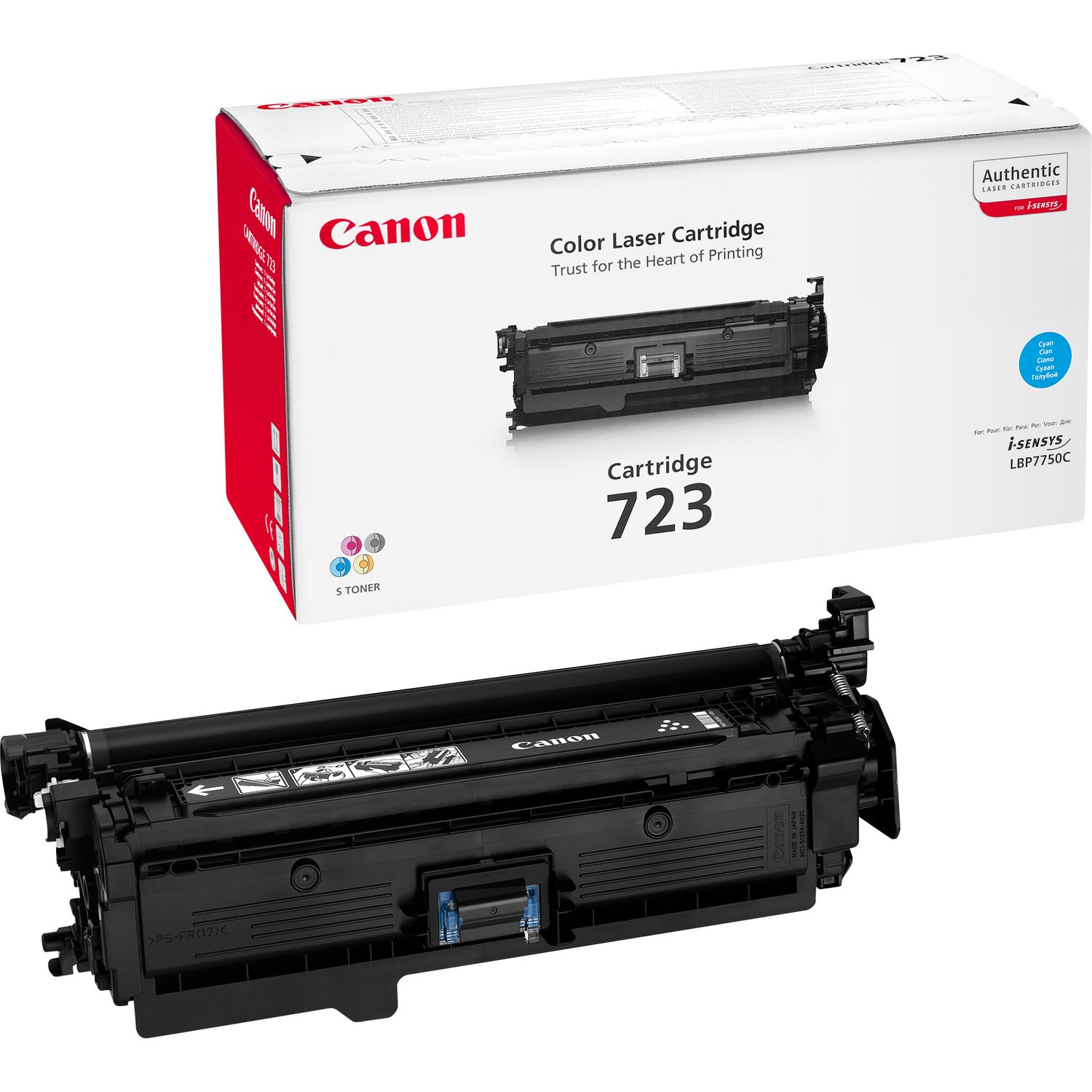 Image of Canon 2643B002/723C Toner cartridge cyan, 8.5K pages ISO/IEC 19798...